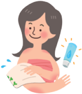 보습제 바르기